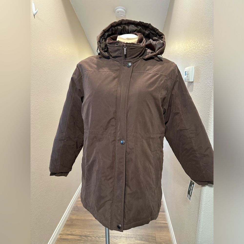 Totes Weatherstopper Parka Coat Brown Size 1X